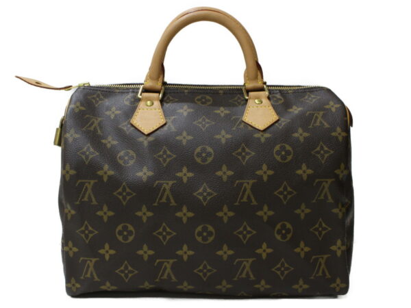 imgrc0095253436 Louis Vuitton Speedy 30 Monogram Canvas Handbag Brown