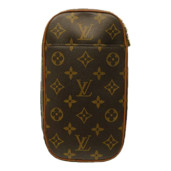 imgrc0095326491 Louis Vuitton Pochette Ganju Monogram Waist Pouch Brown