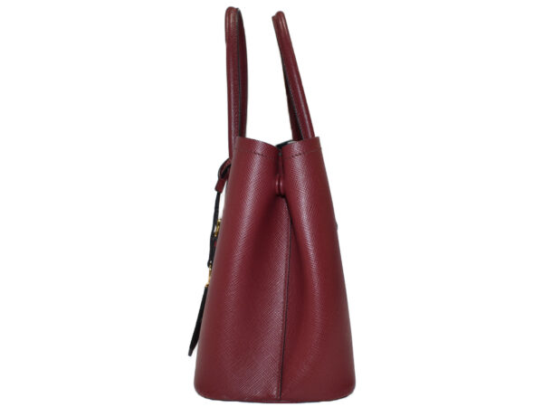 imgrc0095344256 Prada Doubre Handbag Saffiano Leather Wine Red