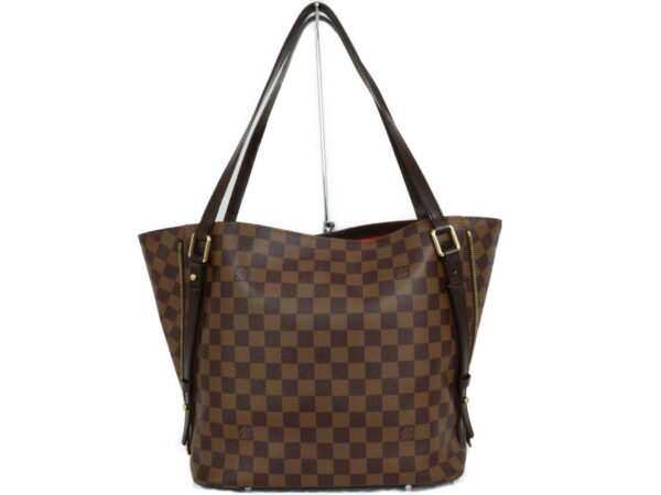 imgrc0095390967 Louis Vuitton Rivington Damier Canvas Tote Bag Brown