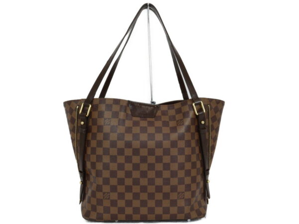 imgrc0095390968 Louis Vuitton Rivington Damier Canvas Tote Bag Brown