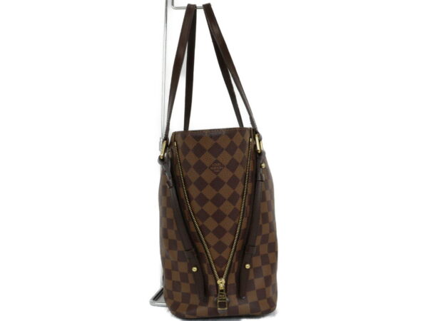 imgrc0095390971 Louis Vuitton Rivington Damier Canvas Tote Bag Brown