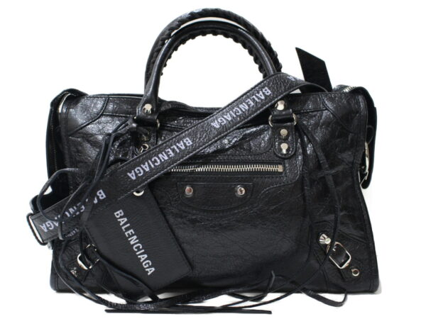 imgrc0095607664 Balenciaga City S Leather Handbag Black