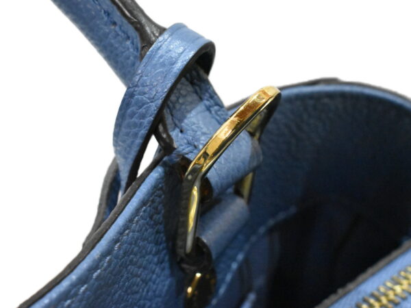 imgrc0095629813 Louis Vuitton Montaigne BB Handbag Empreinte Leather Blue