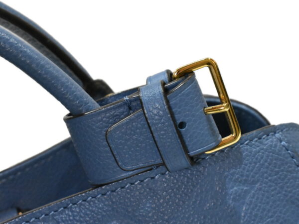 imgrc0095629814 Louis Vuitton Montaigne BB Handbag Empreinte Leather Blue