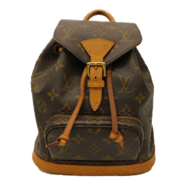 imgrc0095661230 Louis Vuitton Mini Monsouris Monogram Rucksack Brown