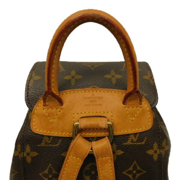 imgrc0095661236 Louis Vuitton Mini Monsouris Monogram Rucksack Brown