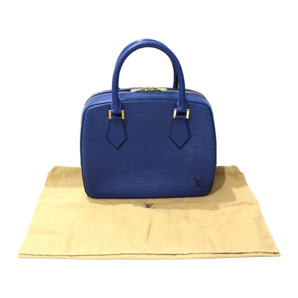 imgrc0095800046 Louis Vuitton Sablon Epi Leather Mini Handbag Blue