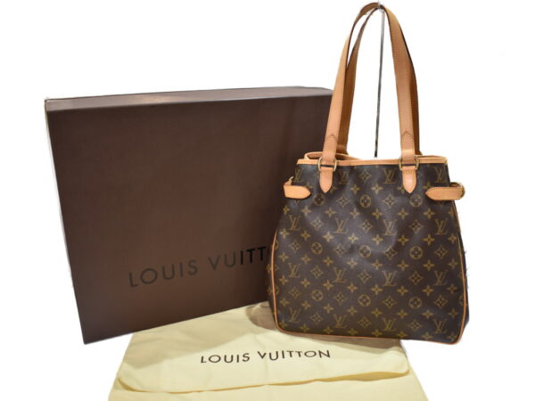 imgrc0095853468 Louis Vuitton Batignolles Vertical Tote Bag Monogram Brown