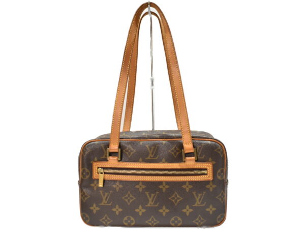 imgrc0095860192 Louis Vuitton Cité MM Shoulder Bag Monogram Brown