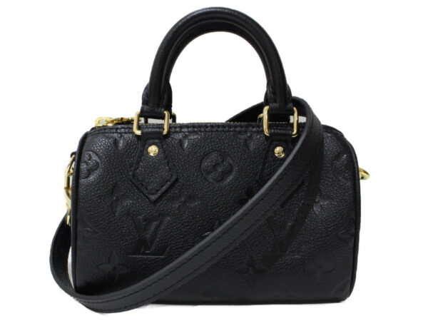 imgrc0095862005 Louis Vuitton Nano Speedy Monogram Empreinte Shoulder Bag Black