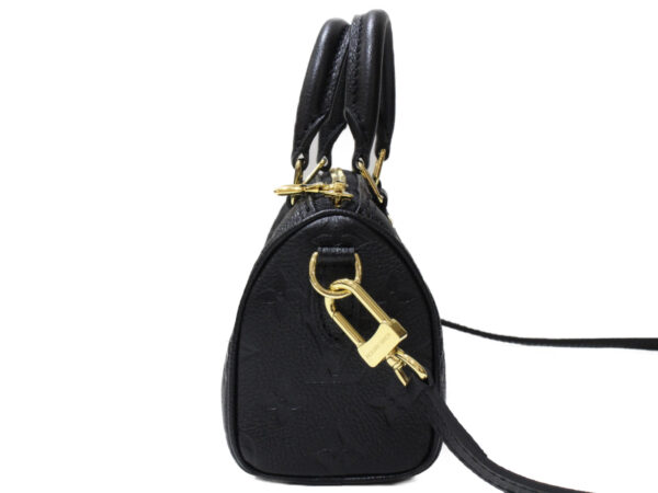 imgrc0095862006 Louis Vuitton Nano Speedy Monogram Empreinte Shoulder Bag Black