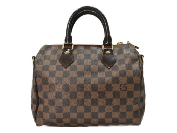 imgrc0095868555 Louis Vuitton Speedy Bandouliere 25 Handbag Damier Ebene Brown