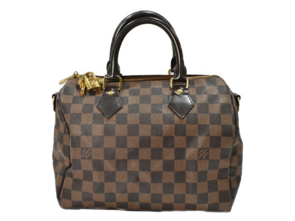 imgrc0095868556 Louis Vuitton Speedy Bandouliere 25 Handbag Damier Ebene Brown