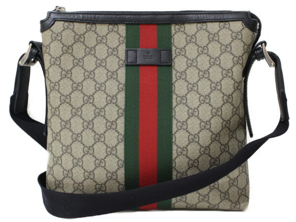 imgrc0095963884 Gucci GG Supreme Sherry Line Messenger Bag Beige Brown