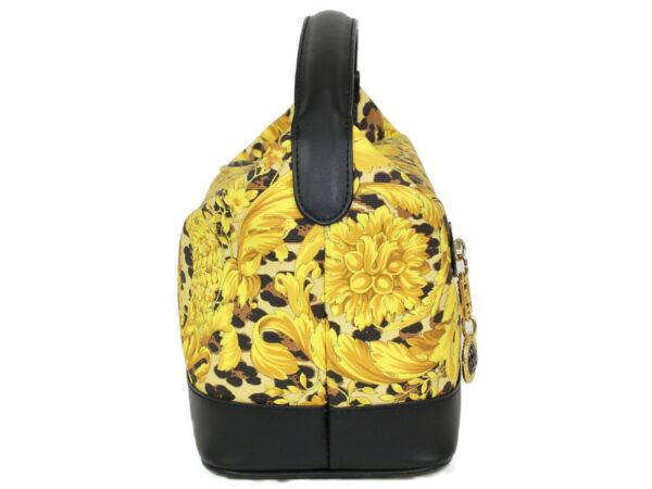 imgrc0095969078 Versace Handbag Leopard Leather Yellow Black