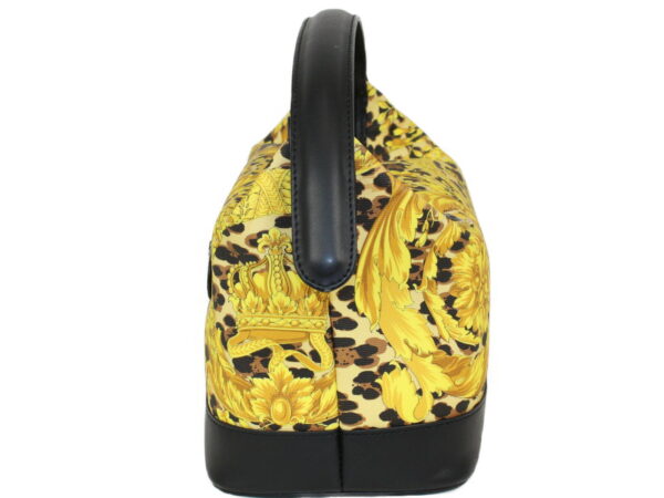 imgrc0095969079 Versace Handbag Leopard Leather Yellow Black