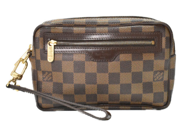 imgrc0095990818 Louis Vuitton Pochette Bier Macau Clutch Damier Ebene Brown