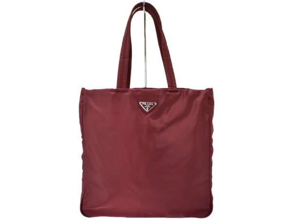 imgrc0096139689 Prada Nylon Tote Bag Red