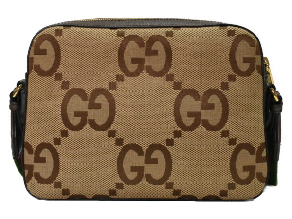 imgrc0096181337 Gucci Jumbo GG Messenger Bag Canvas Beige