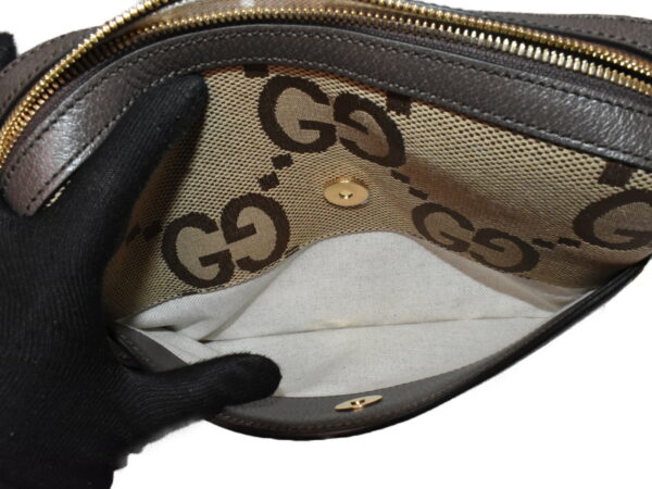 imgrc0096184482 Gucci Jumbo GG Messenger Bag Canvas Beige