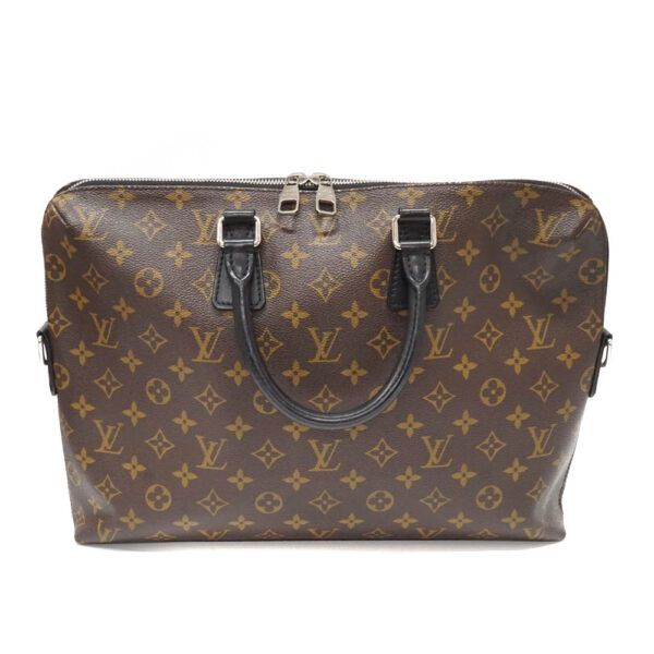 imgrc0096400067 Louis Vuitton Porte de Cumain Jour business bag Monogram Macassar