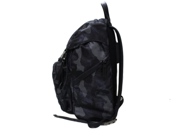 imgrc0096402148 Prada Nylon Rucksack Backpack Blue Gray Camouflage