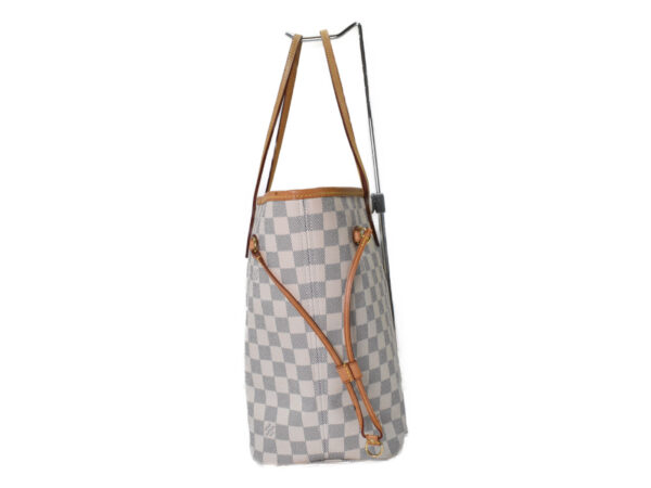 imgrc0096452020 Louis Vuitton Neverfull MM Tote Bag Damier Azur Ivory White