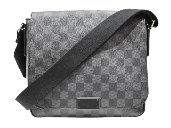 imgrc0096494493 Louis Vuitton District PM Shoulder Bag Damier Graphite Black