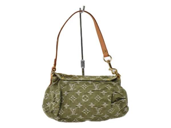 imgrc0096495569 Louis Vuitton Mini Pleaty Handbag Monogram Denim Green