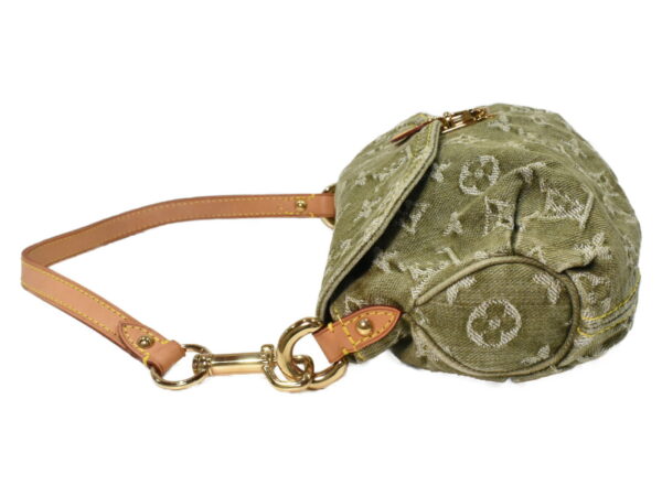 imgrc0096495570 Louis Vuitton Mini Pleaty Handbag Monogram Denim Green