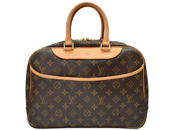 imgrc0096709186 Louis Vuitton Deauville Handbag Monogram Brown