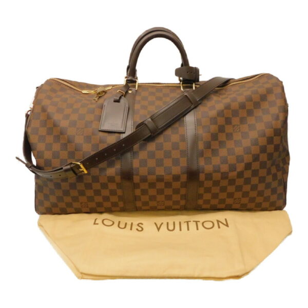 imgrc0096716989 Louis Vuitton Keepall 55 Damier Ebene Bag Brown