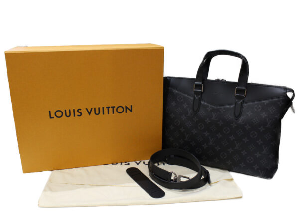 imgrc0096724838 Louis Vuitton Briefcase Explorer Eclipse Business Bag Black