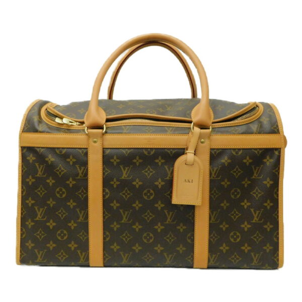 imgrc0096735514 Louis Vuitton Sacchan 50 Monogram Dog Carrier Brown