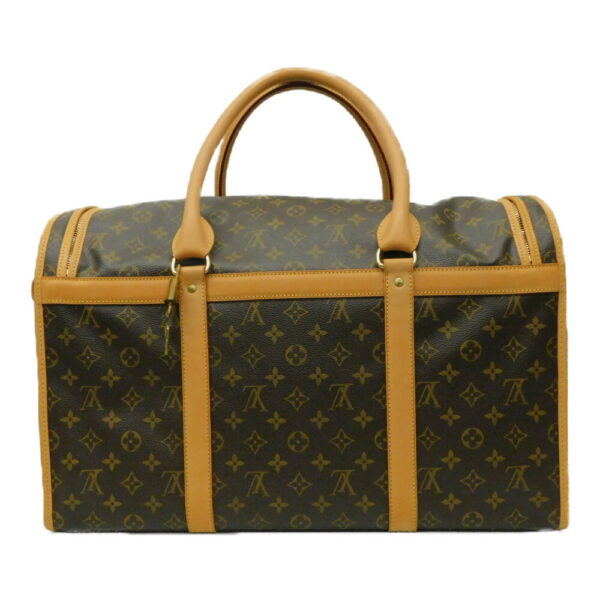 imgrc0096735515 Louis Vuitton Sacchan 50 Monogram Dog Carrier Brown