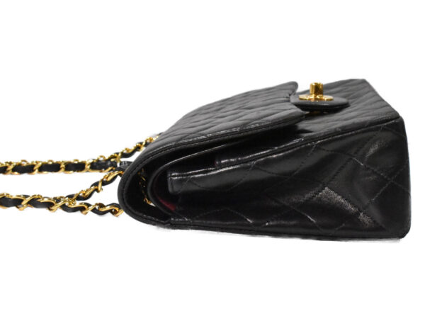 imgrc0096791683 Chanel Matelasse 25 Chain Shoulder Bag Black Leather