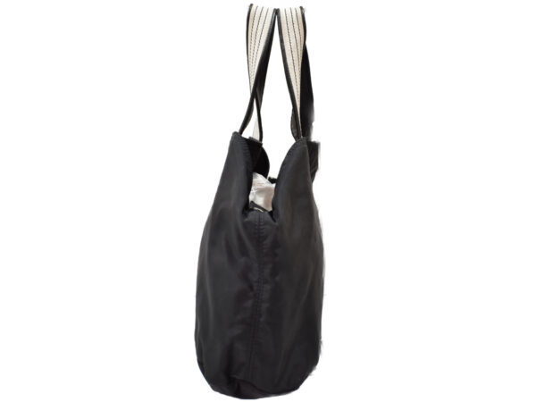 imgrc0096797181 Prada Nylon Tote Bag Black White