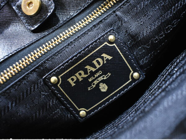 imgrc0096797326 Prada Nylon Tote Bag Black