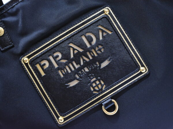 imgrc0096797357 Prada Nylon Tote Bag Black