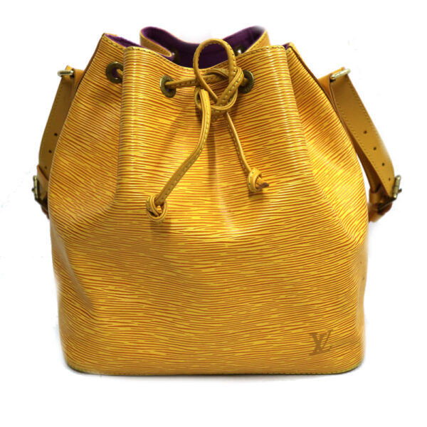 imgrc0096798173 Louis Vuitton Petit Noe Drawstring Bag Epi Yellow