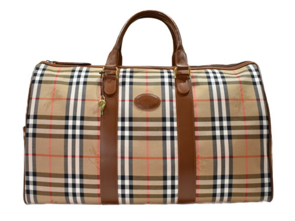 imgrc0096801981 Burberry Nova Check Travel Bag Beige