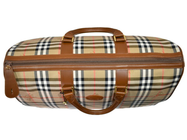 imgrc0096801987 Burberry Nova Check Travel Bag Beige