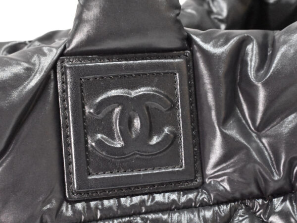 imgrc0096818081 Chanel Coco Cocoon Nylon Leather Handbag Black