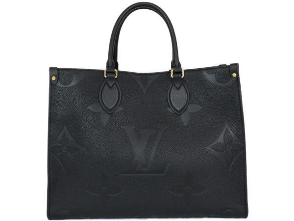 imgrc0096825701 Louis Vuitton On The Go MM Empreinte Tote Bag Noir Black