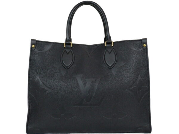 imgrc0096825703 Louis Vuitton On The Go MM Empreinte Tote Bag Noir Black