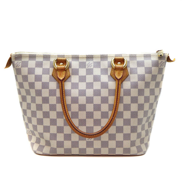 imgrc0096838335 Louis Vuitton Saleya PM Handbag Damier Canvas Azur White