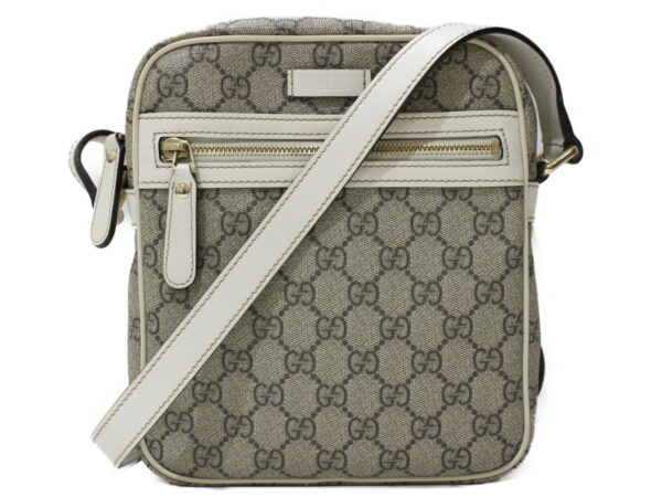 imgrc0096919346 Gucci Leather Shoulder Bag Beige White