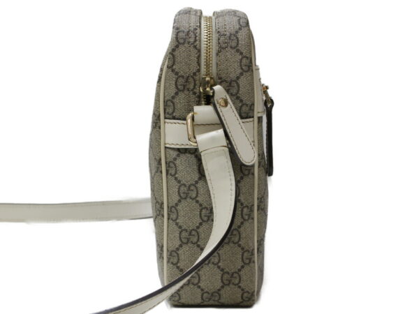 imgrc0096919347 Gucci Leather Shoulder Bag Beige White