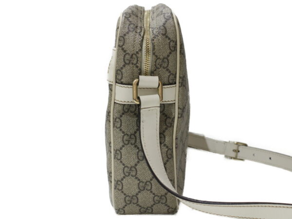 imgrc0096919348 Gucci Leather Shoulder Bag Beige White